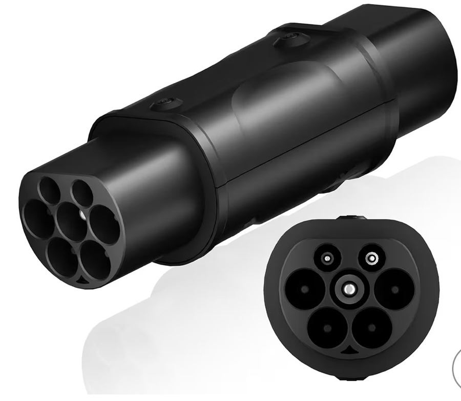 تبدیل (مبدل) شارژ خودرو برقی Type 2 به GB/T سه فاز برند EVPEIWE